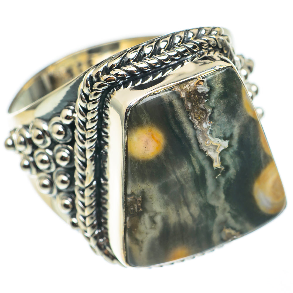 Ocean Jasper Rings handcrafted by Anasilvercos - RING68540