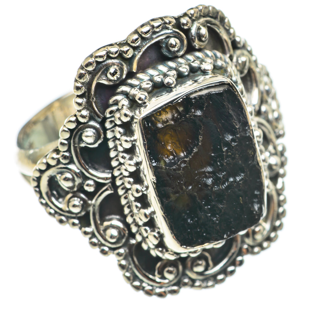 Tektite Rings handcrafted by Anasilvercos - RING68582