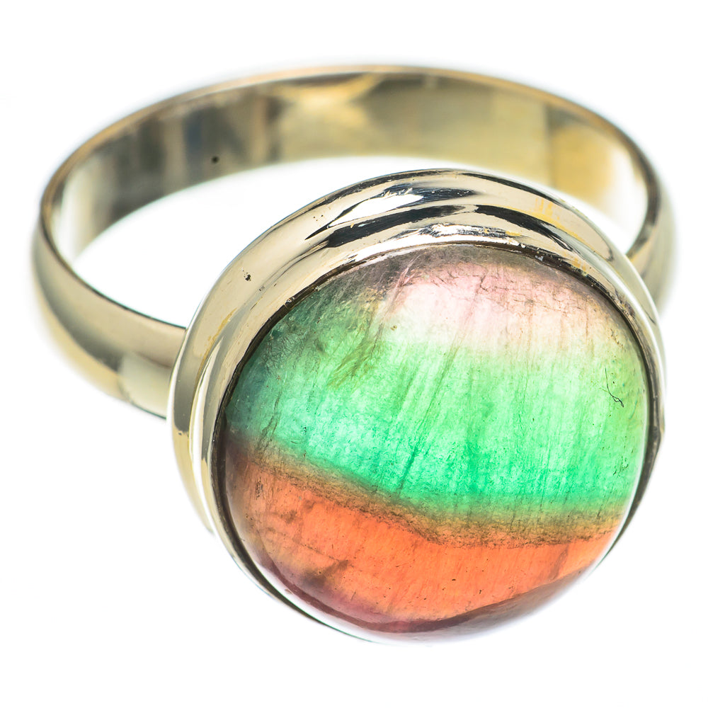 Green Fluorite Rings handcrafted by Anasilvercos - RING68588