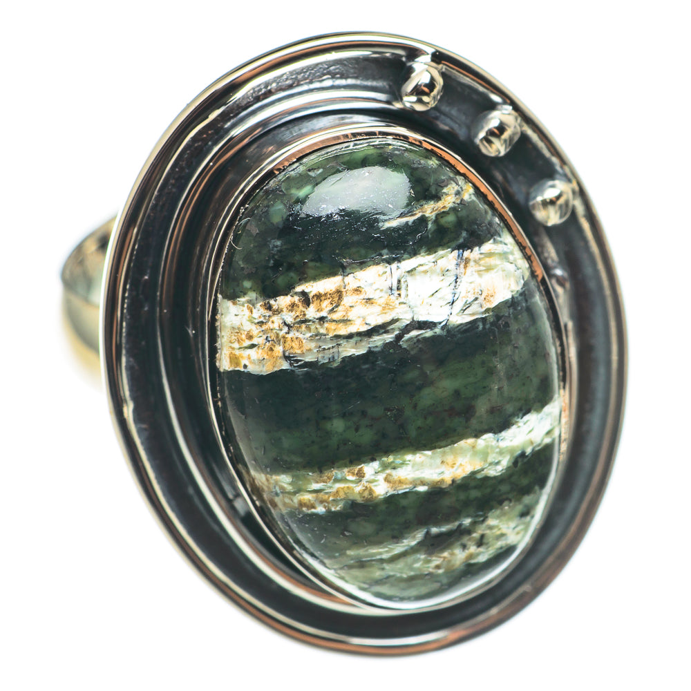 Lizard Jasper Rings handcrafted by Anasilvercos - RING68595