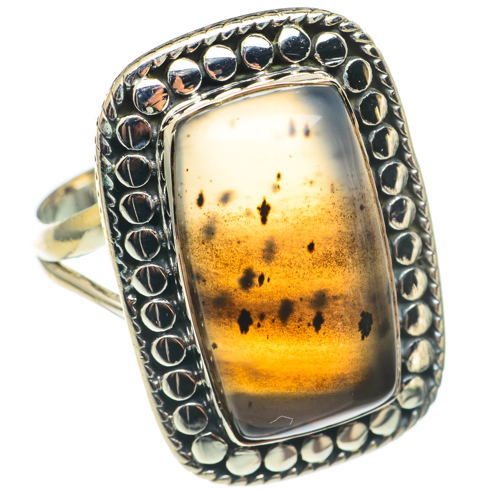 Montana Agate Rings handcrafted by Anasilvercos - RING68601