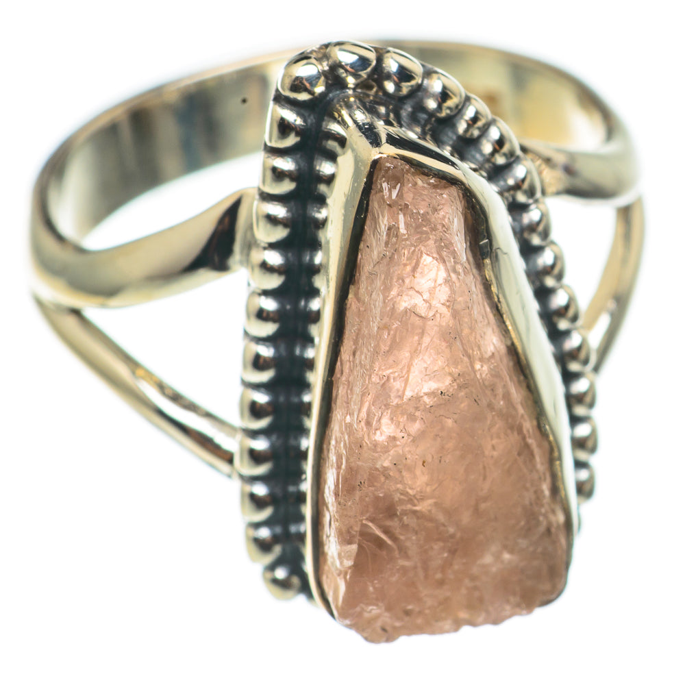 Rose Quartz Rings handcrafted by Anasilvercos - RING68606