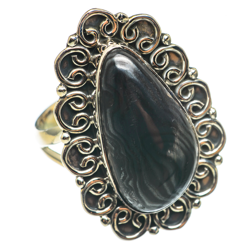 Psilomelane Rings handcrafted by Anasilvercos - RING68611