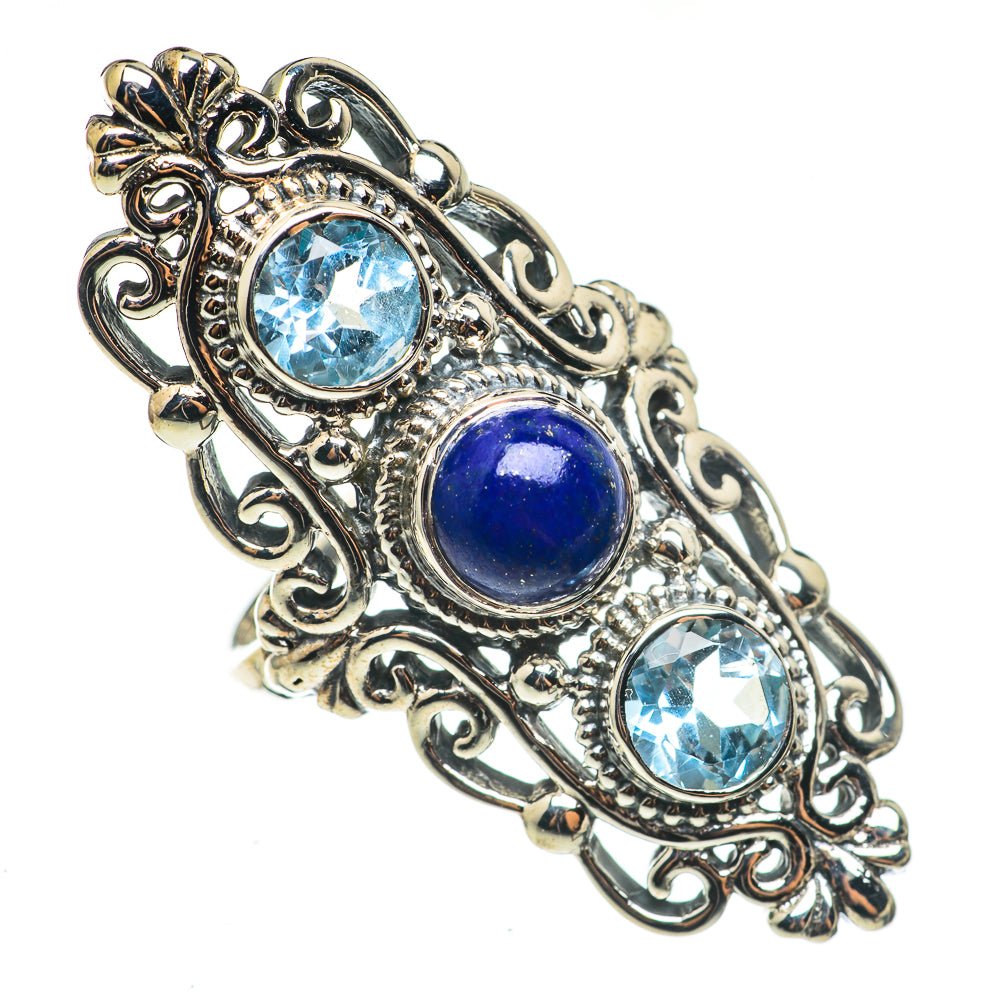 Lapis Lazuli Rings handcrafted by Anasilvercos - RING68627