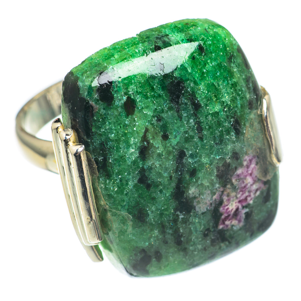 Ruby Zoisite Rings handcrafted by Anasilvercos - RING68628