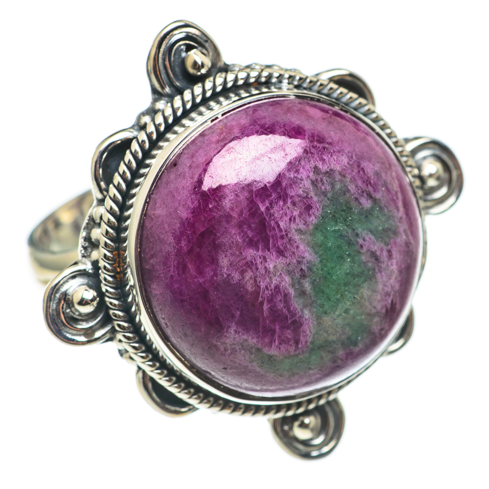 Ruby Zoisite Rings handcrafted by Anasilvercos - RING68637