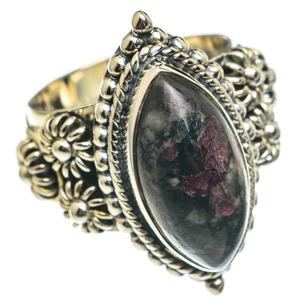 Russian Eudialyte Rings handcrafted by Anasilvercos - RING68640