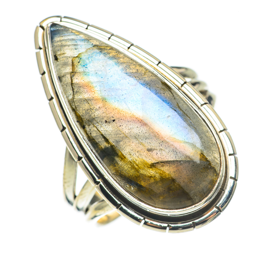 Labradorite Rings handcrafted by Anasilvercos - RING68649
