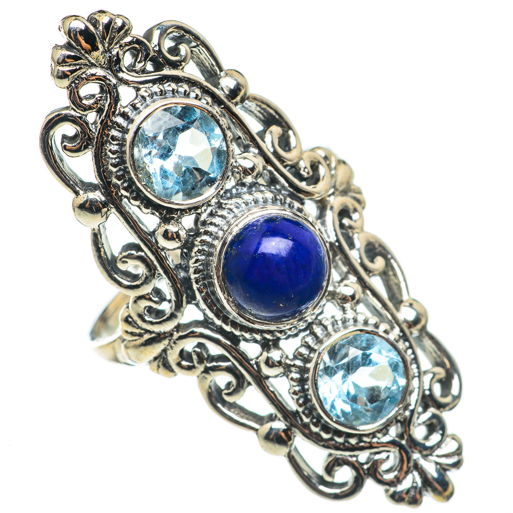 Lapis Lazuli Rings handcrafted by Anasilvercos - RING68655