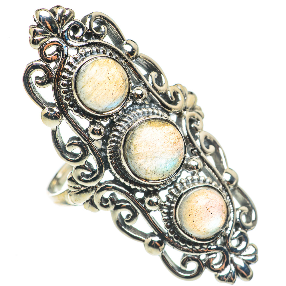 Labradorite Rings handcrafted by Anasilvercos - RING68659