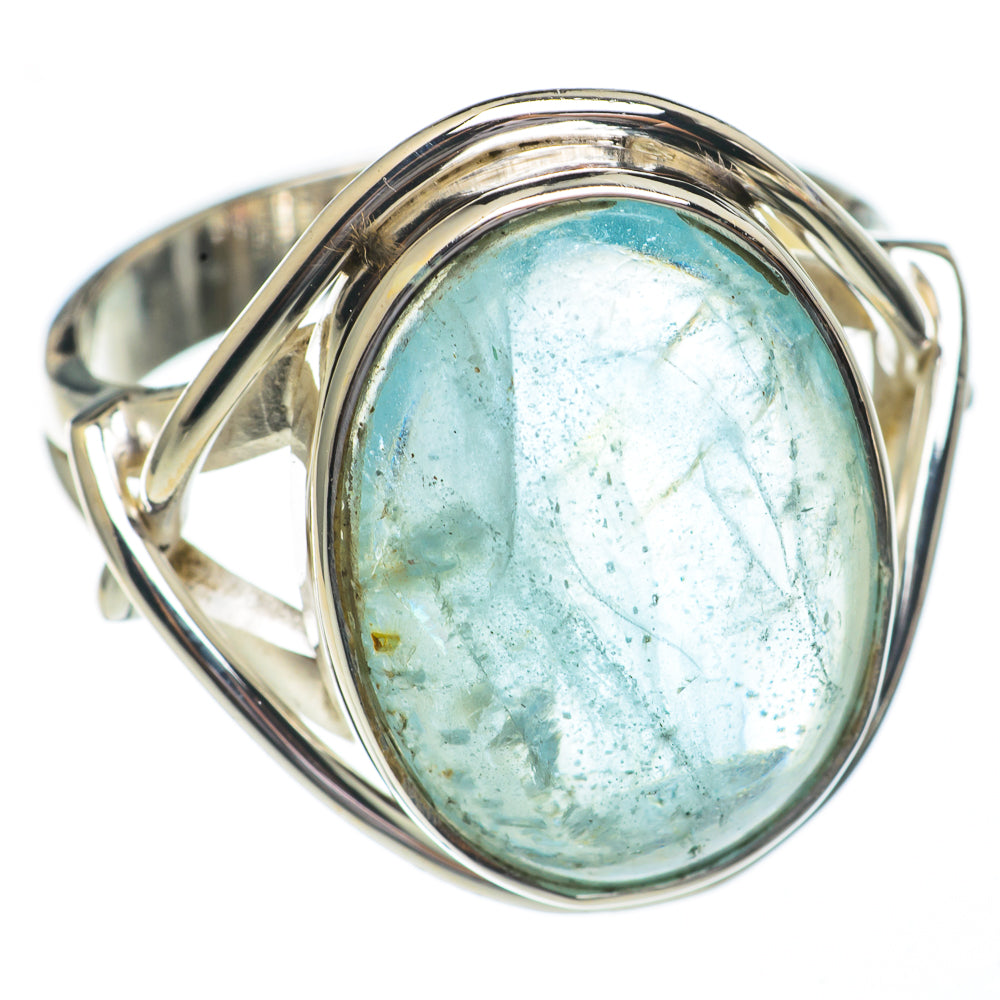 Aquamarine Rings handcrafted by Anasilvercos - RING68678