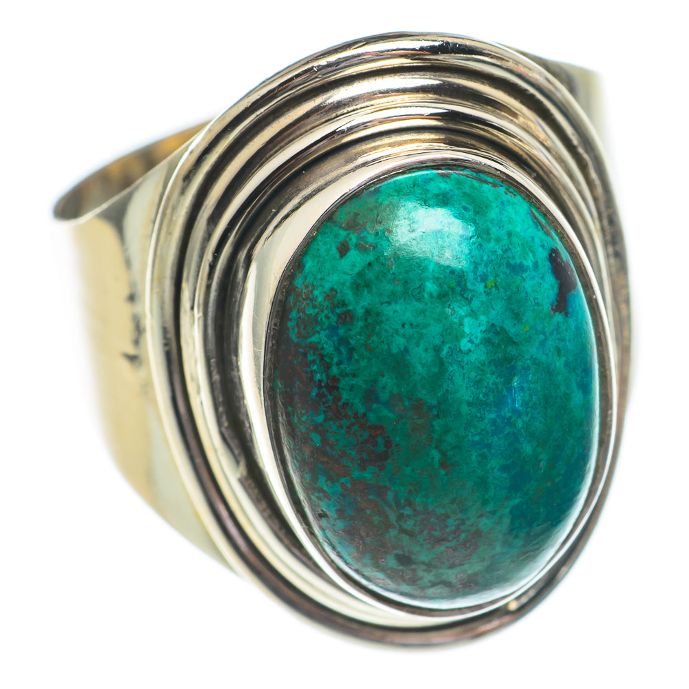 Chrysocolla Rings handcrafted by Anasilvercos - RING68680