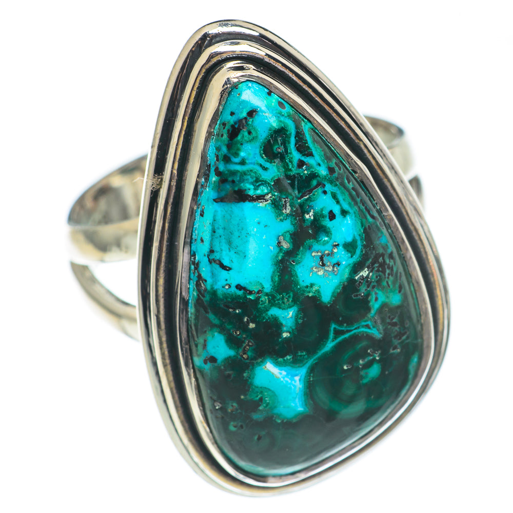 Chrysocolla Rings handcrafted by Anasilvercos - RING68681