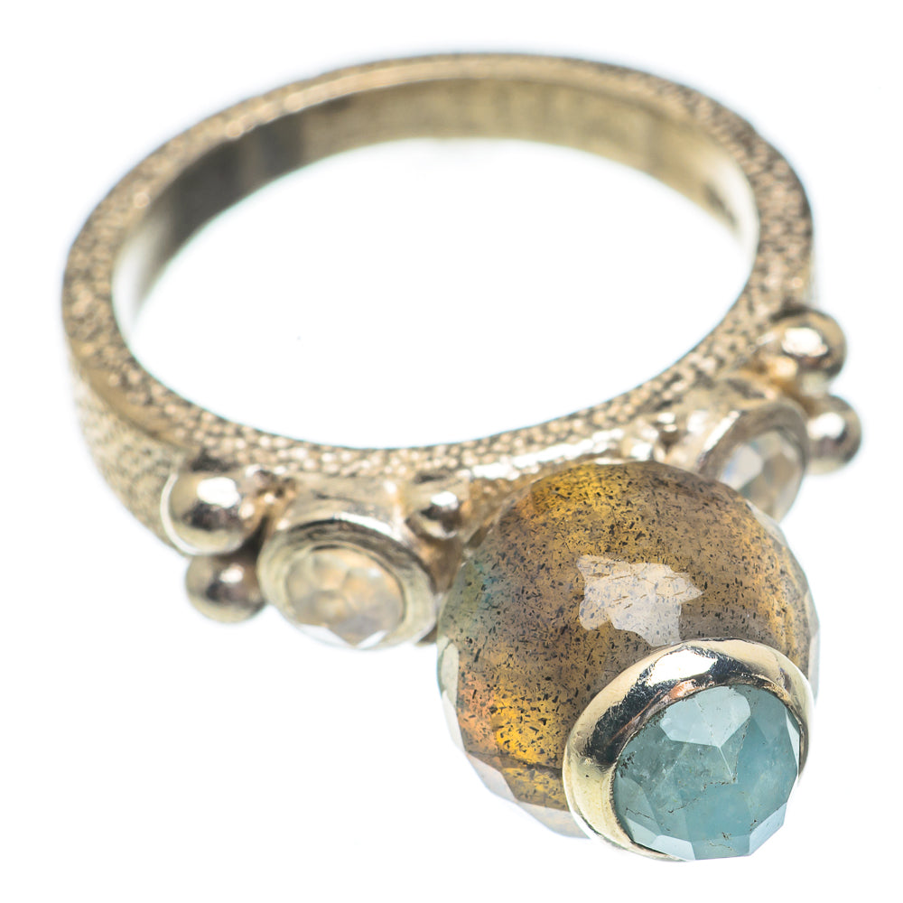 Labradorite Rings handcrafted by Anasilvercos - RING68685