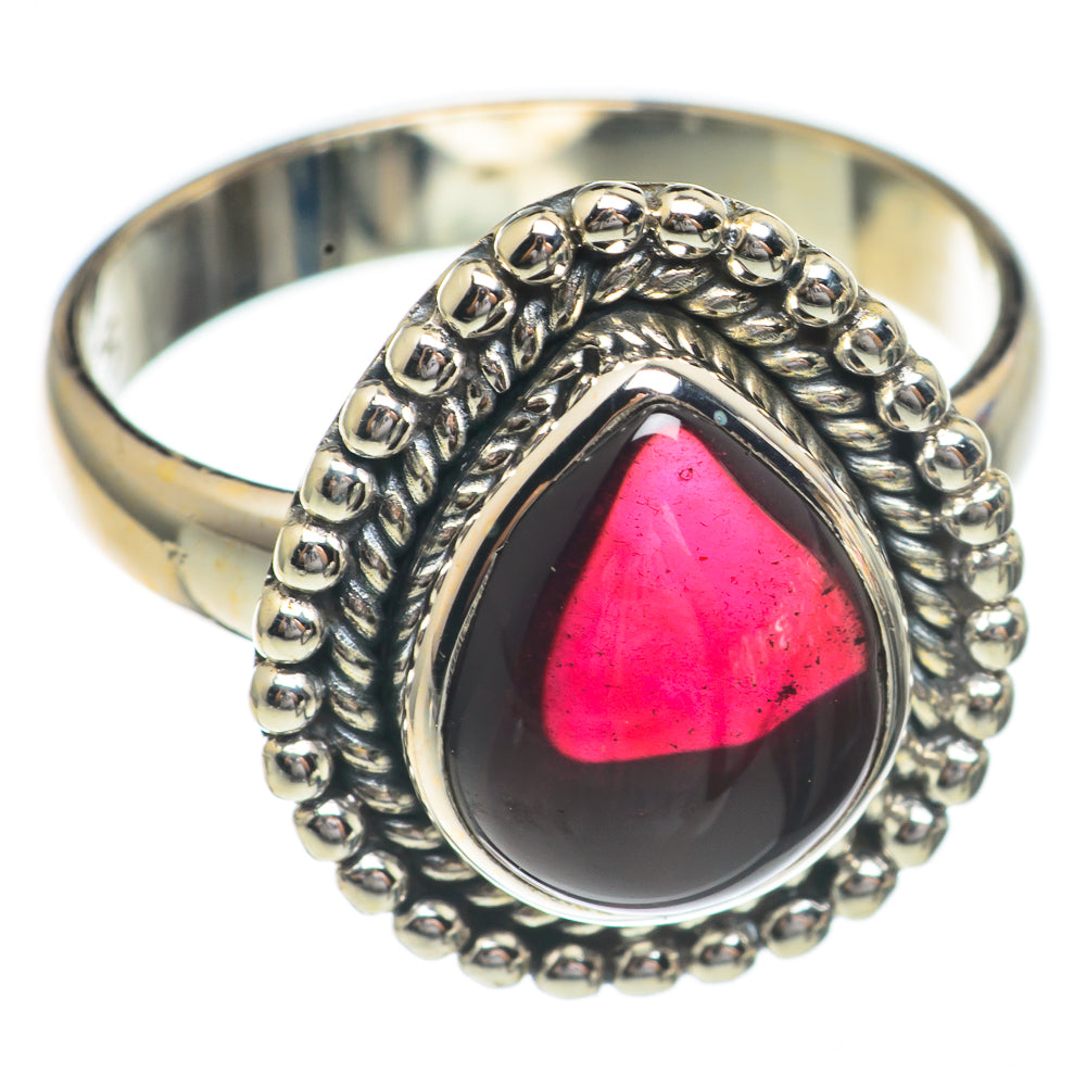 Garnet Rings handcrafted by Anasilvercos - RING68693