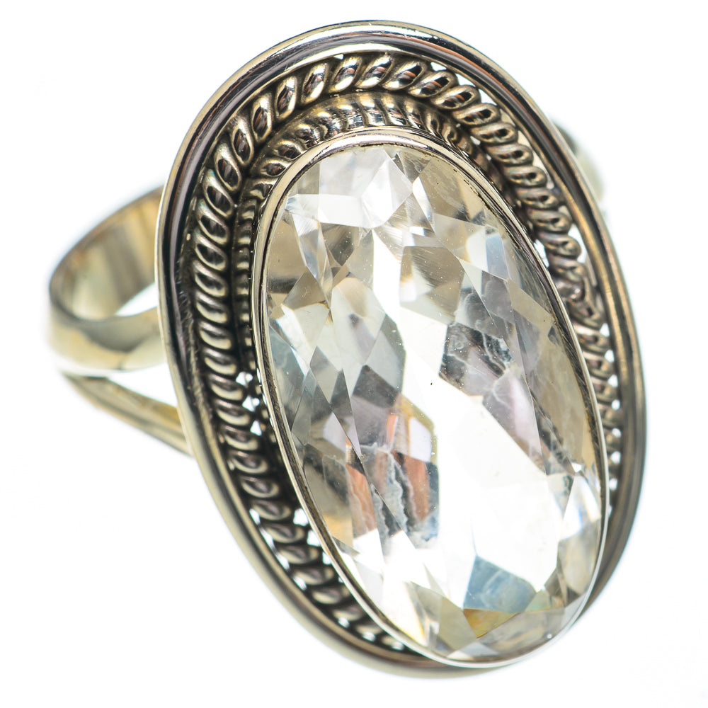 White Quartz Rings handcrafted by Anasilvercos - RING68702