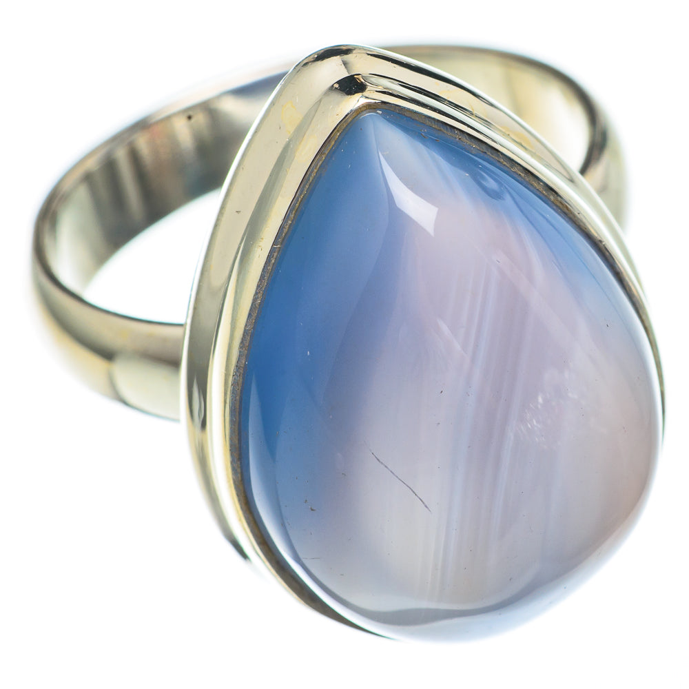 Chalcedony Rings handcrafted by Anasilvercos - RING68713