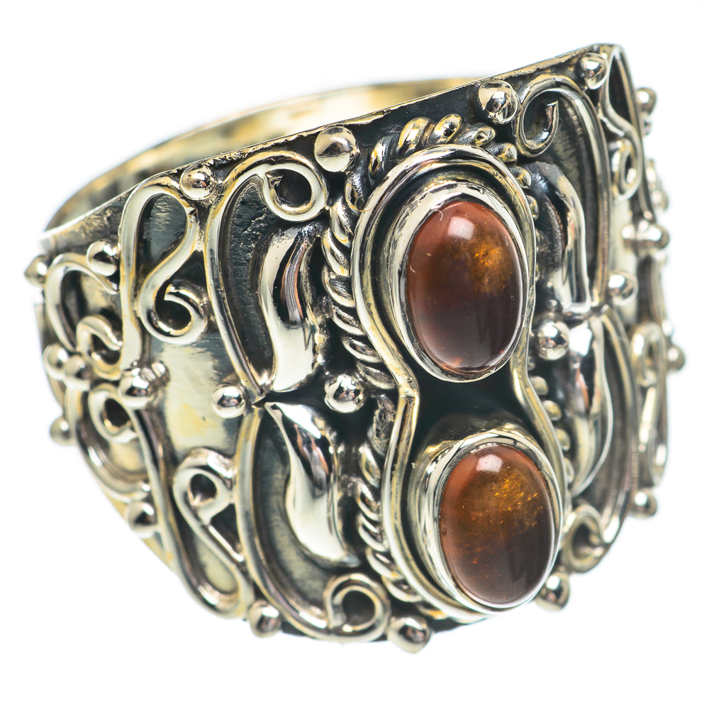 Garnet Rings handcrafted by Anasilvercos - RING68721