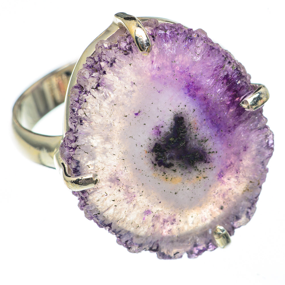 Amethyst Stalactite Rings handcrafted by Anasilvercos - RING68730