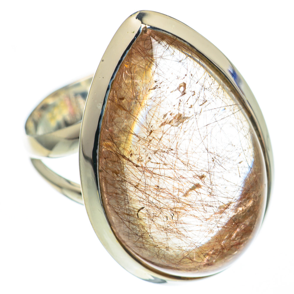 Rutilated Quartz Rings handcrafted by Anasilvercos - RING68733