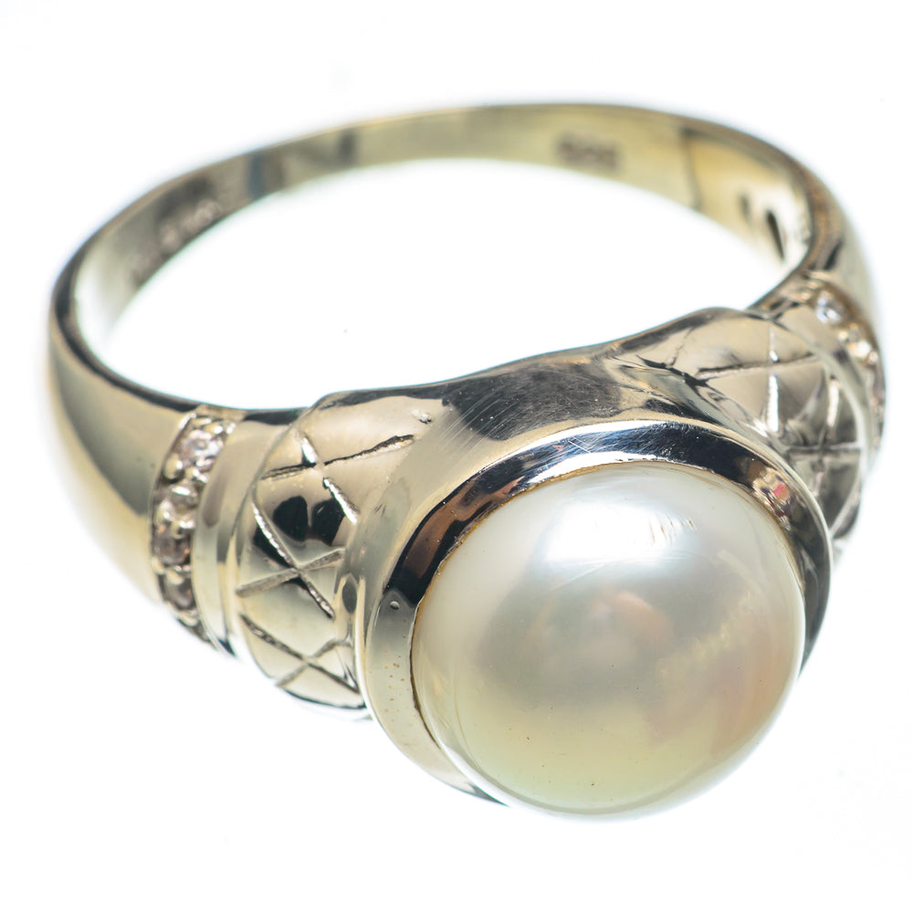 Cultured Pearl Rings handcrafted by Anasilvercos - RING68737