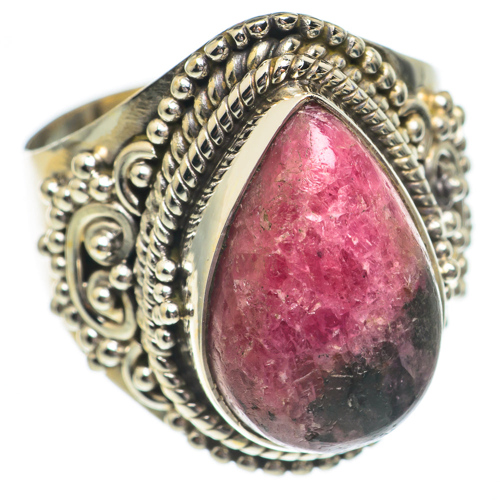 Rhodonite Rings handcrafted by Anasilvercos - RING68761