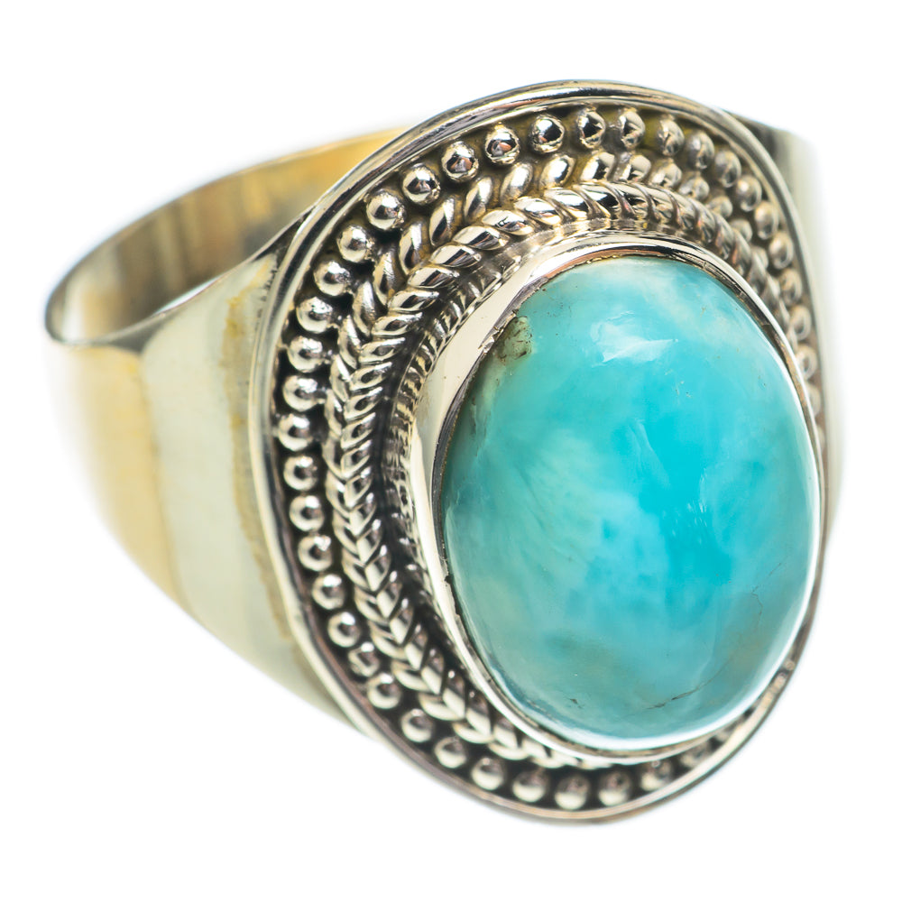 Larimar Rings handcrafted by Anasilvercos - RING68775