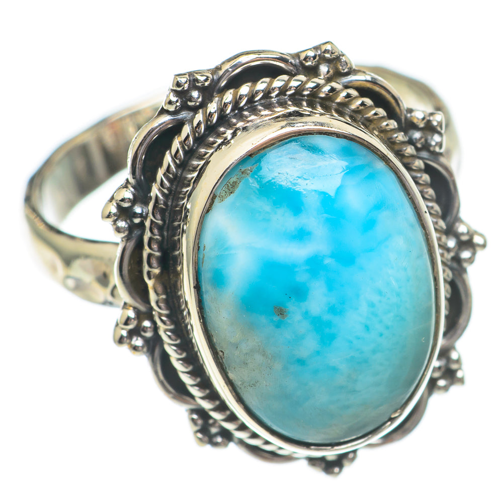 Larimar Rings handcrafted by Anasilvercos - RING68779