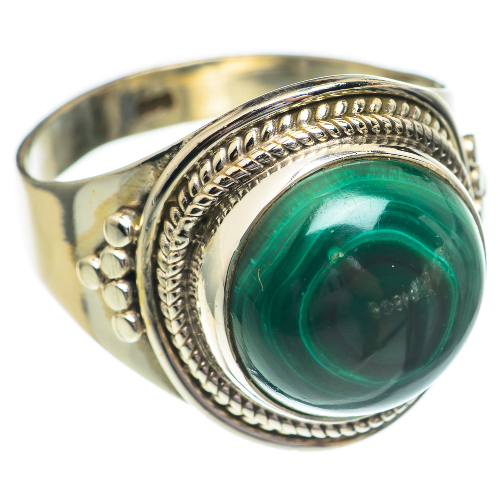 Malachite Rings handcrafted by Anasilvercos - RING68782