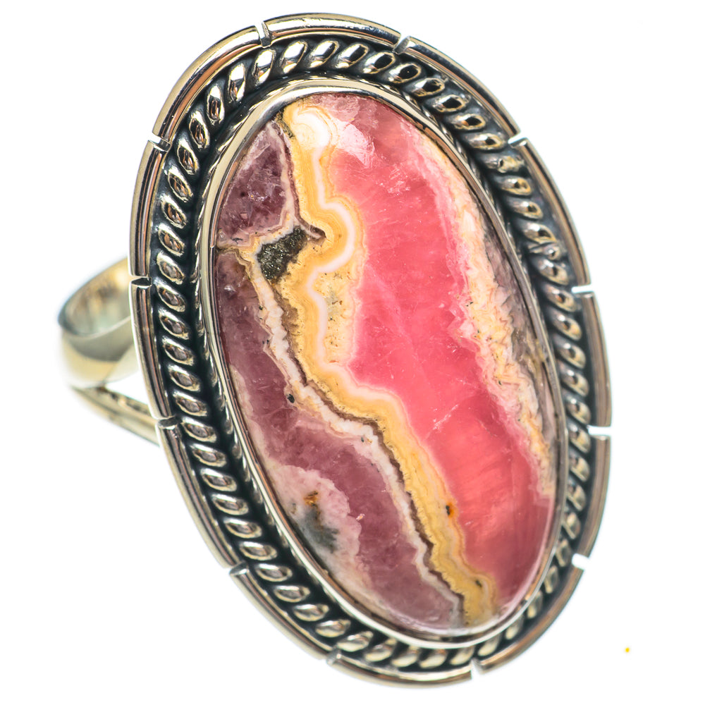 Rhodochrosite Rings handcrafted by Anasilvercos - RING68789