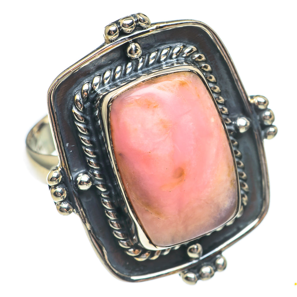 Pink Opal Rings handcrafted by Anasilvercos - RING68792
