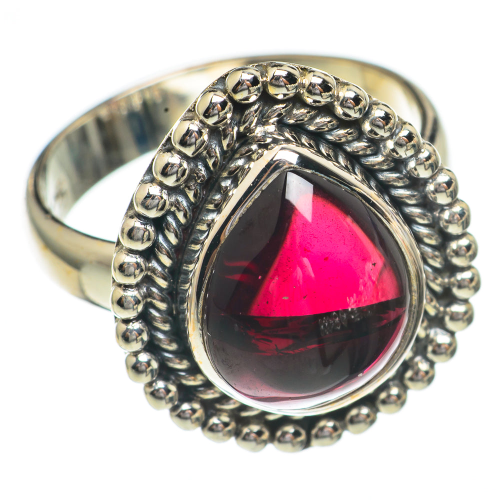 Garnet Rings handcrafted by Anasilvercos - RING68794
