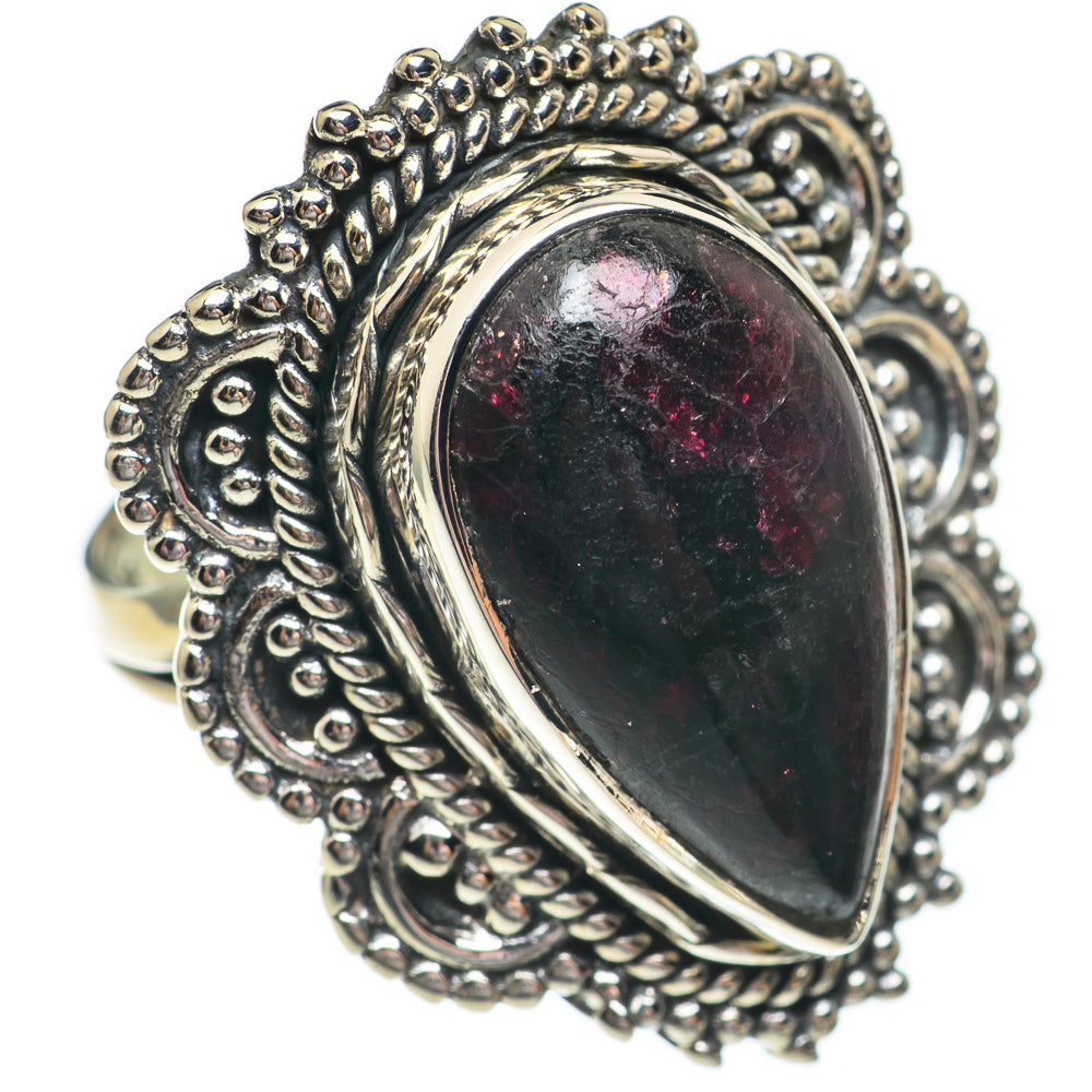 Russian Eudialyte Rings handcrafted by Anasilvercos - RING68796