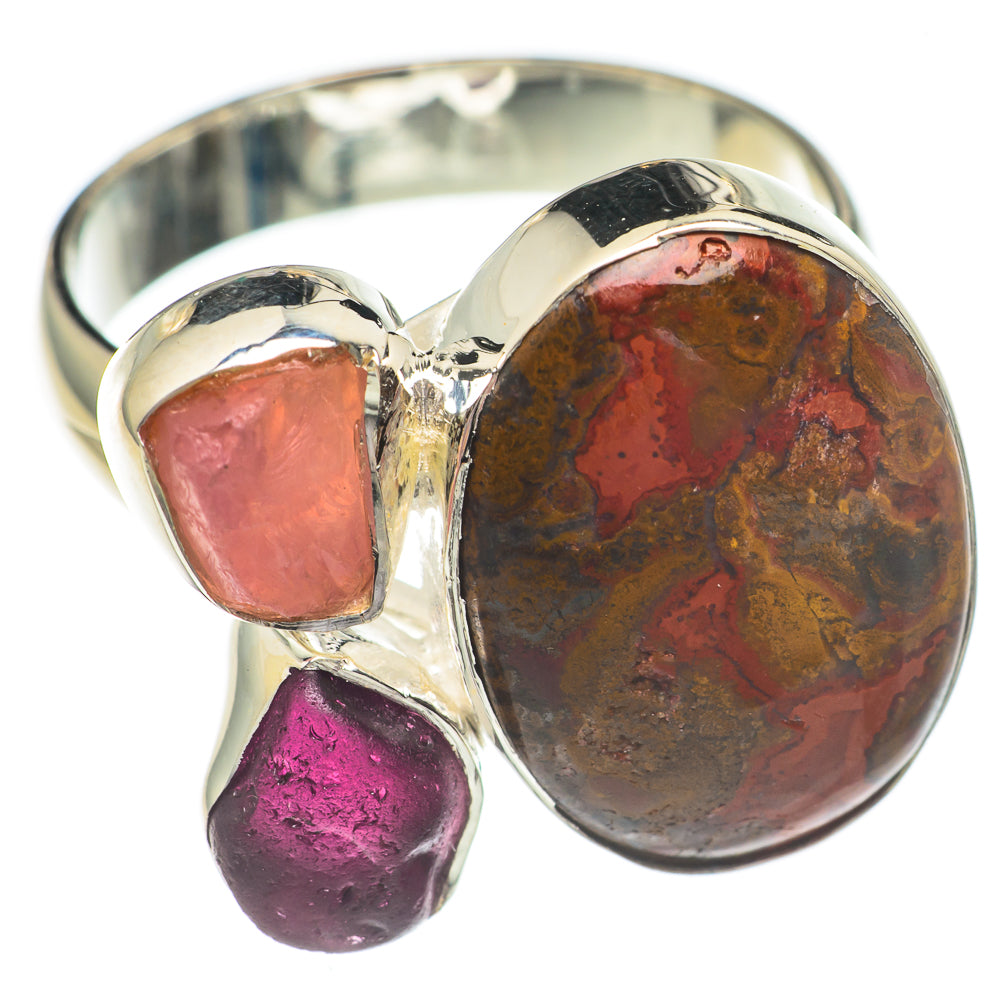 Mahogany Obsidian Rings handcrafted by Anasilvercos - RING68819