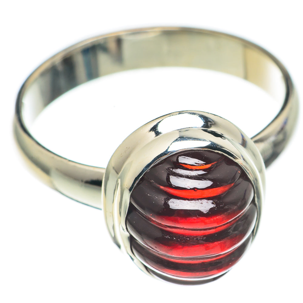 Garnet Rings handcrafted by Anasilvercos - RING68828