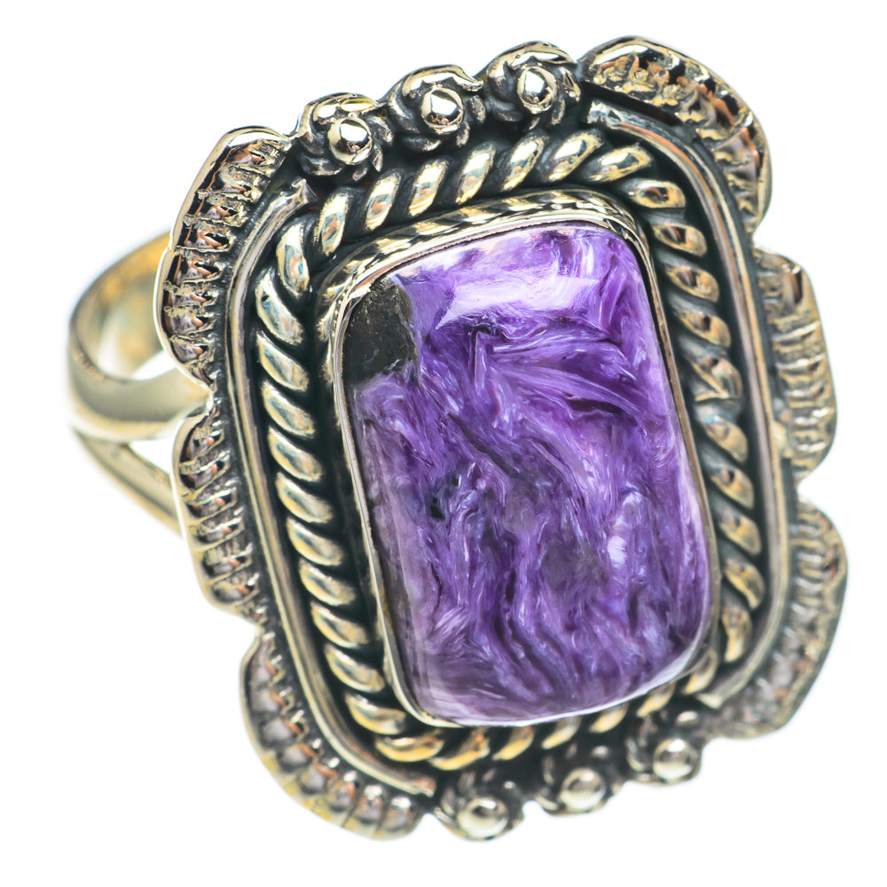 Charoite Rings handcrafted by Anasilvercos - RING68829