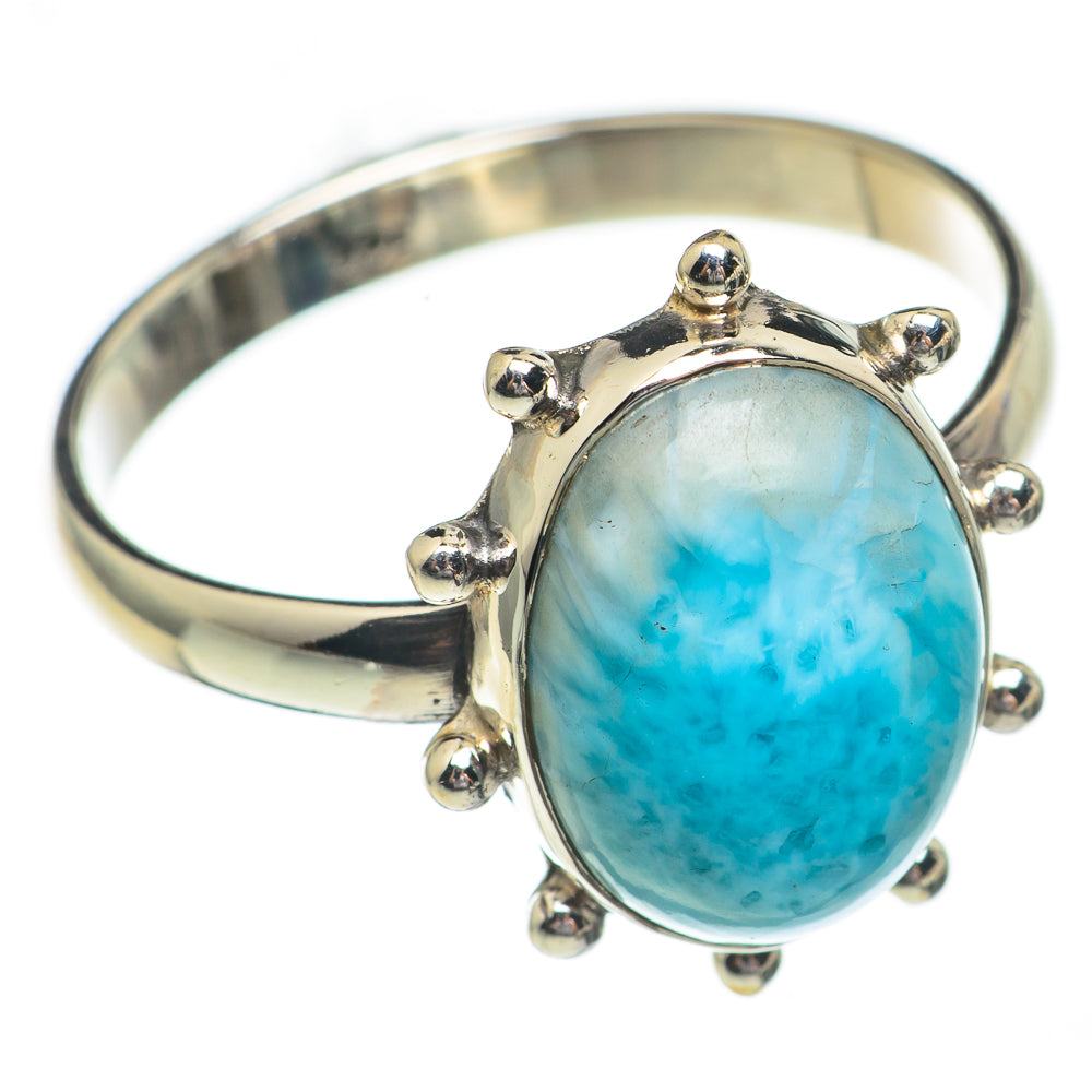 Larimar Rings handcrafted by Anasilvercos - RING68841