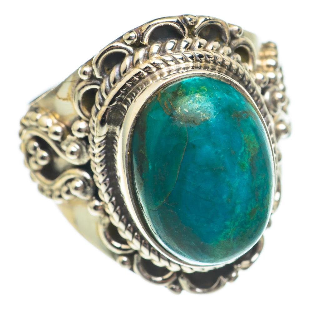 Chrysocolla Rings handcrafted by Anasilvercos - RING68842