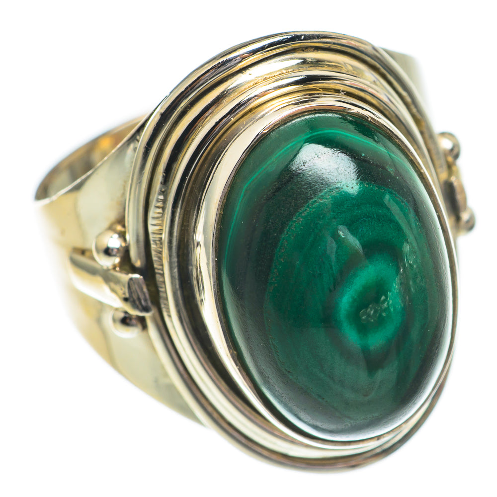 Malachite Rings handcrafted by Anasilvercos - RING68845