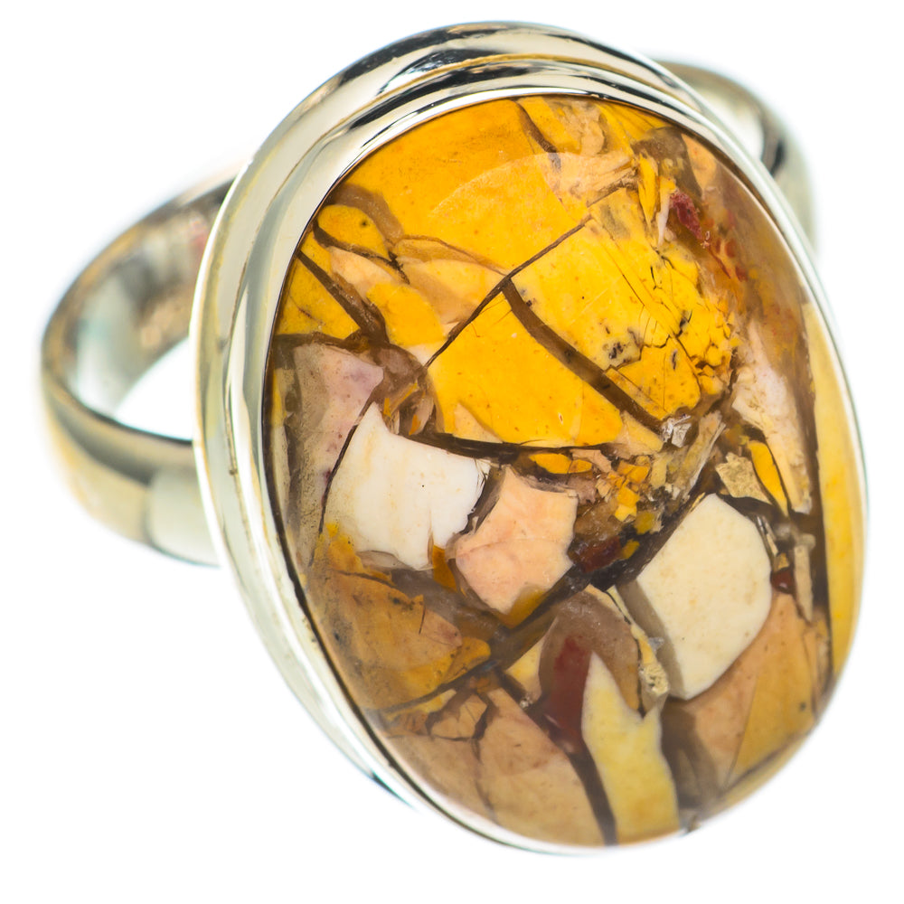 Brecciated Mookaite Rings handcrafted by Anasilvercos - RING68853 - Photo 2