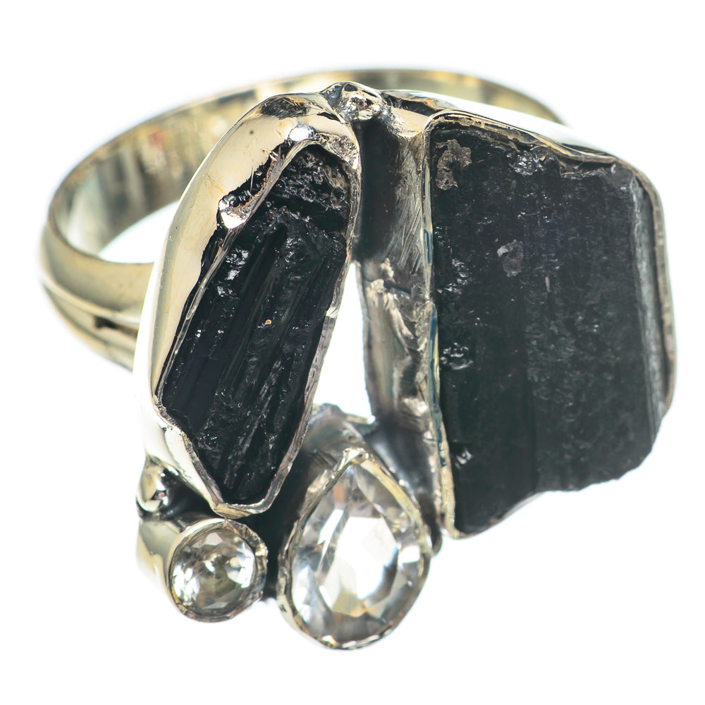 Black Tourmaline Rings handcrafted by Anasilvercos - RING68863