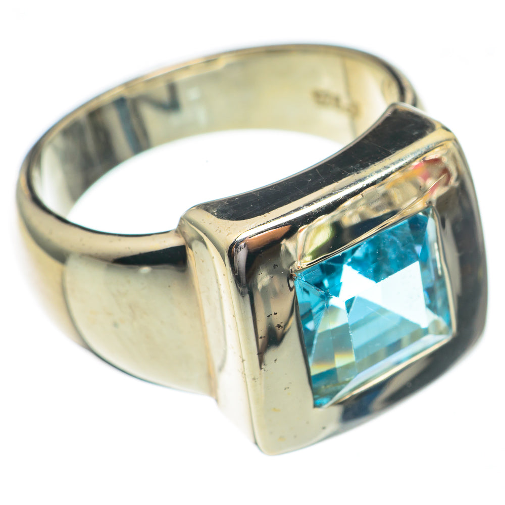 Blue Topaz Rings handcrafted by Anasilvercos - RING68874