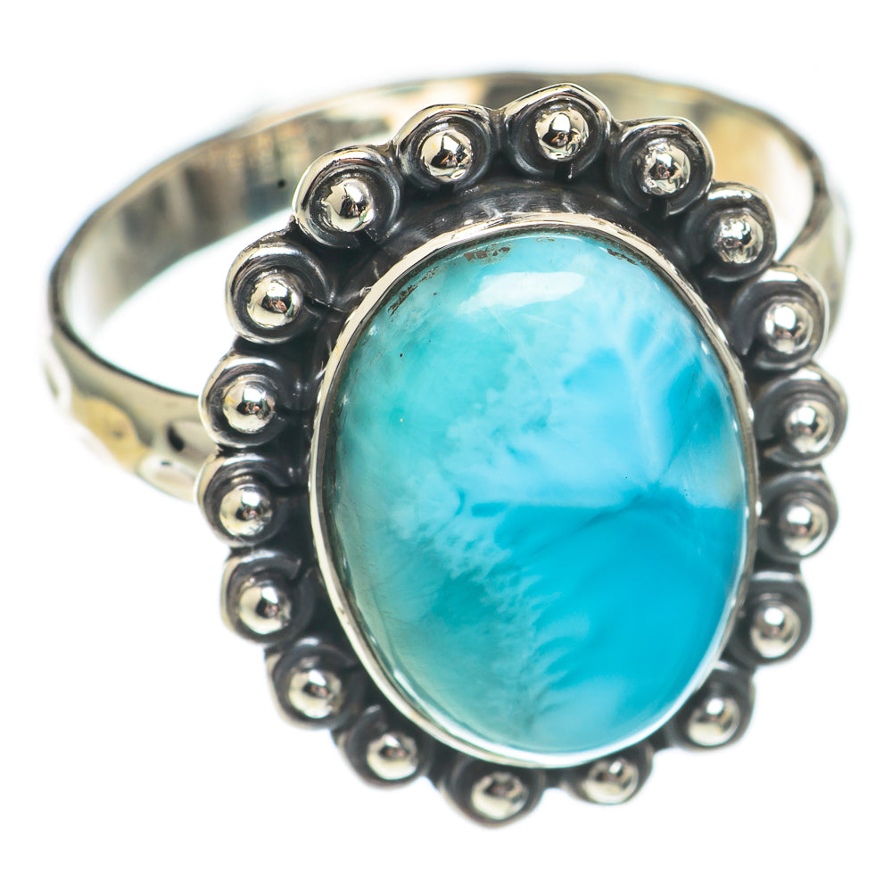 Larimar Rings handcrafted by Anasilvercos - RING68875