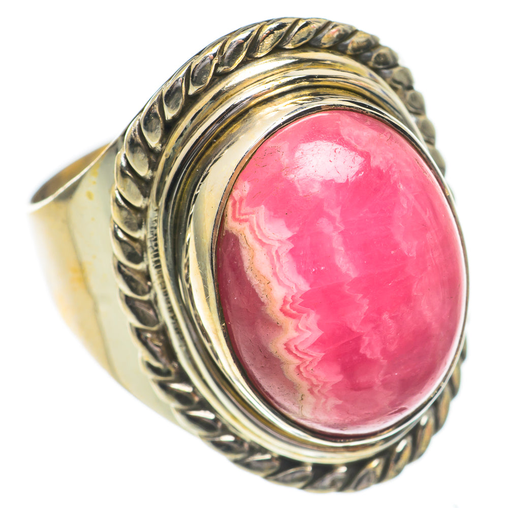 Rhodochrosite Rings handcrafted by Anasilvercos - RING68885