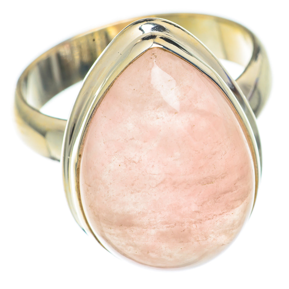 Rose Quartz Rings handcrafted by Anasilvercos - RING68888