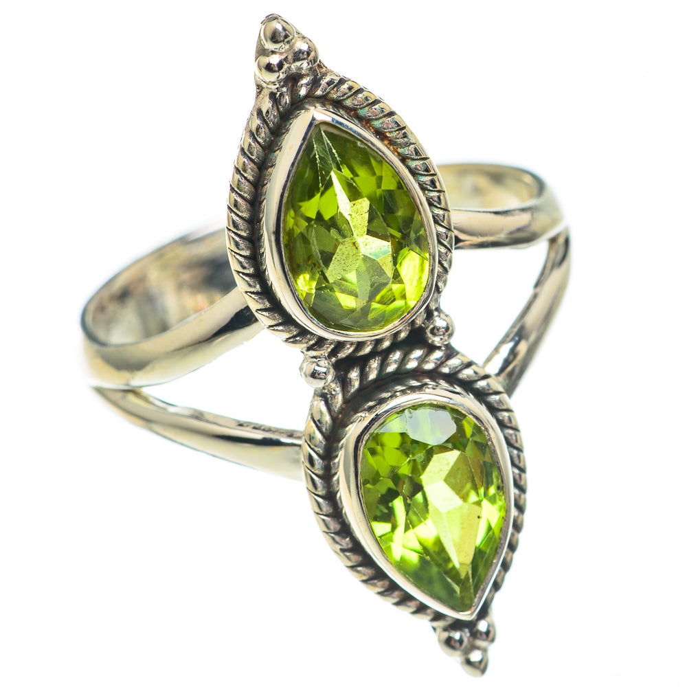 Peridot Rings handcrafted by Anasilvercos - RING68908