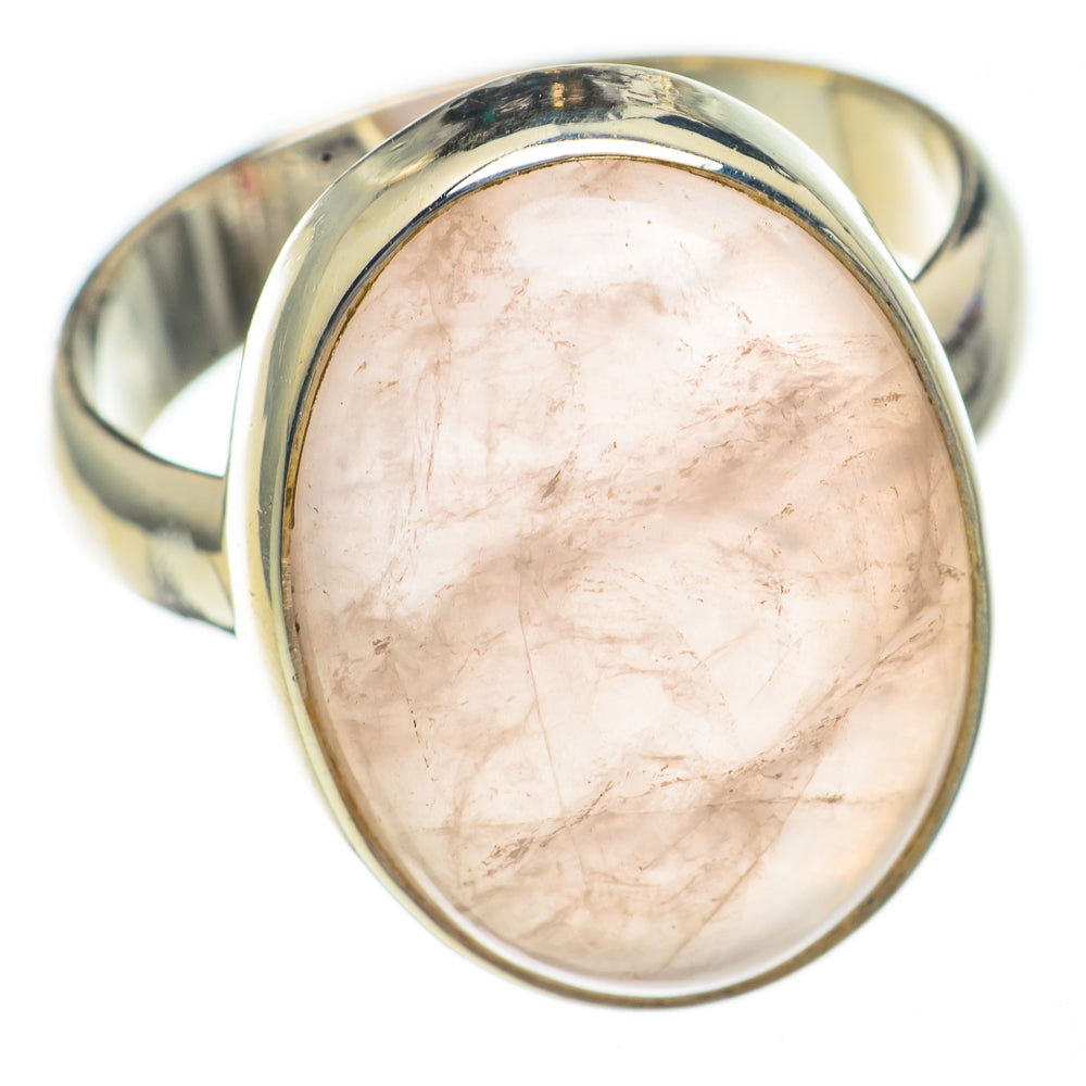 Rose Quartz Rings handcrafted by Anasilvercos - RING68919
