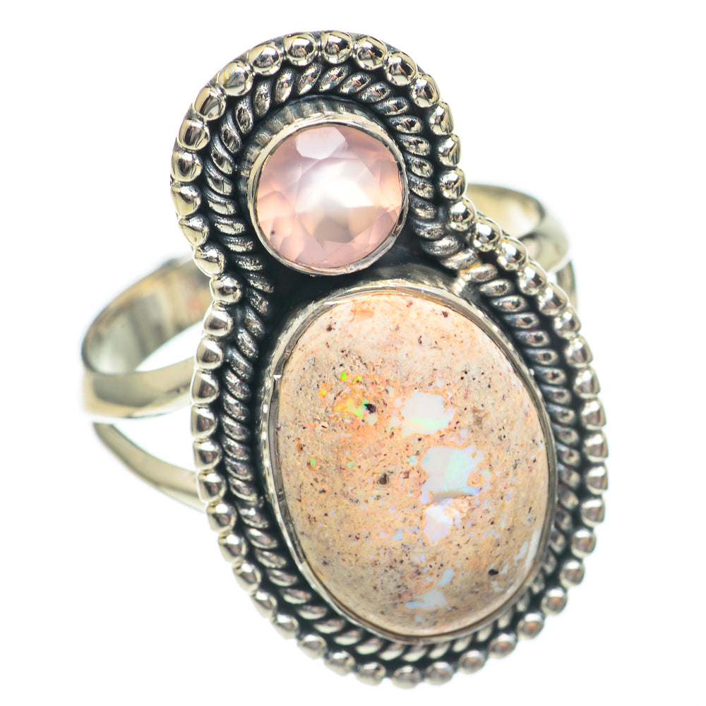 Mexican Fire Opal Rings handcrafted by Anasilvercos - RING68923