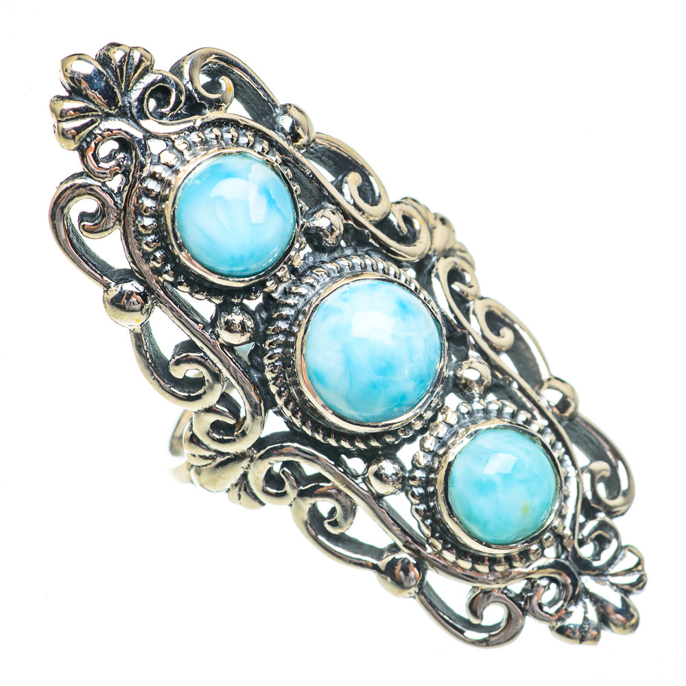 Larimar Rings handcrafted by Anasilvercos - RING68931
