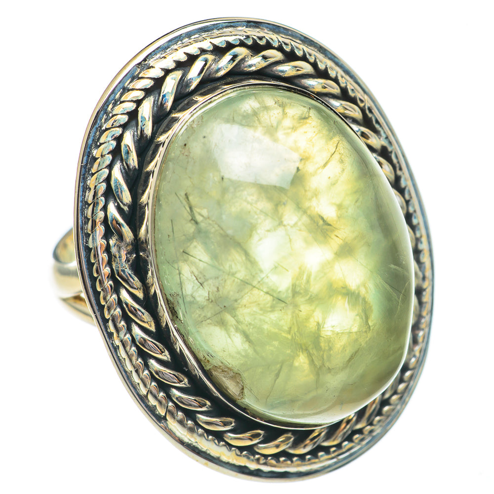 Prehnite Rings handcrafted by Anasilvercos - RING68932